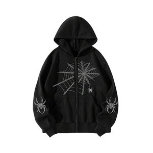 เสื้อฮู้ดพิมพ์ลายเพชรคุณภาพสูงสั่งทำพิเศษสำหรับฤดูหนาวแบบยูนิเซ็กซ์ ลายพิมพ์โลโก้แบบเรียบ กันลม กันน้ำ - Product Image 1