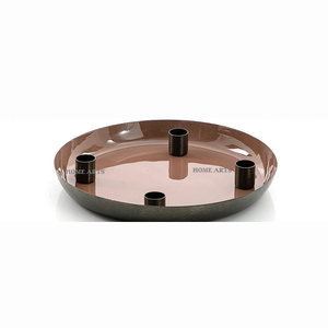 Lot de 2 bougeoirs chauffe-plat en fer de différentes tailles Design attrayant Bougeoir de taille personnalisée par Home Arts - Product Image 6