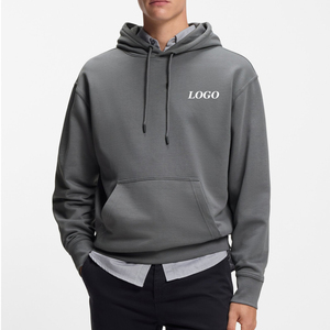 Sudadera con Capucha para Hombre, Diseño de Logotipo Personalizado, Color Sólido, Transpirable, Última Moda 2026, Precio al por Mayor, Tendencia 2026 - Product Image 1