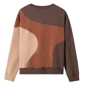 Nouvelle conception de vente personnalisée imprimé respirant femmes sweat-shirt nouveauté personnaliser couleur unie à la mode tenue femmes sweat - Product Image 1