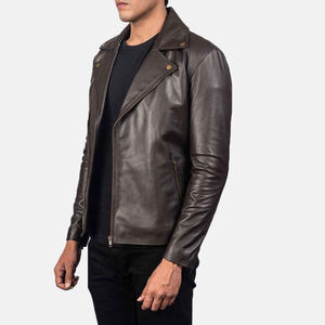 Chaqueta de piel de oveja auténtica de la mejor calidad para hombre de invierno personalizada con forro de viscosa acolchado y bolsillos de nailon directo a Pakistán - Product Image 5