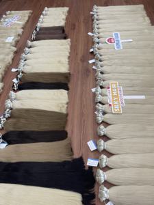 CHOICE MASTER B07 Modelo 100% Extensiones de cabello negro vietnamita virgen natural Cinta Cabello a granel> = 60% Proporción de cabello más largo Stock - Product Image 5