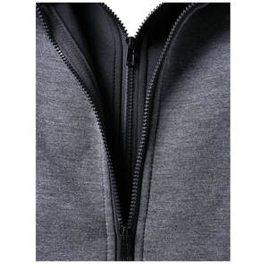 Sweats à capuche et sweat-shirts pour hommes de grande taille pulls à capuche unisexes en coton nouveau design à motif personnalisé avec fermeture éclair latérale - Product Image 3