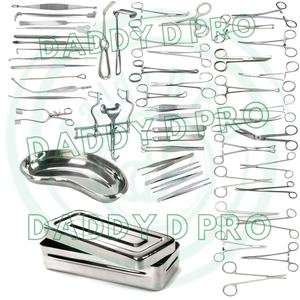 Ensemble d'instruments chirurgicaux orthopédiques 100 pièces en acier inoxydable Outils de chirurgie générale majeurs par DADDY D PRO CE ISO13485 APPROUVÉ - Product Image 1