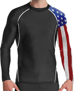 Rash Guard MMA Rashguard Customized Fully Sublimation Rash Guards <b>BJJ</b> Rashguards - Product Image 1
