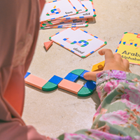 Alphabet arabe jouets éducatifs Montessori aimants en bois petit Musafir Tangram ensemble cadeaux d'anniversaire pour enfants islamique en gros