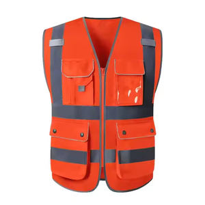 Gilet de sécurité réfléchissant avec poches, vêtements de travail réfléchissants, haute visibilité, vêtements de travail de construction, qualité supérieure - Product Image 1