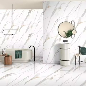 Statuario Oro 80x160cm Azulejos de porcelana antideslizantes Acabado brillante Más vendido para cocina Dormitorio Sala de baño al aire libre - Product Image 1