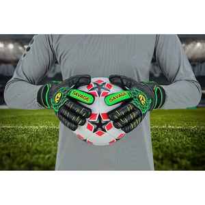 Équipement de gardien de but confortable de haute qualité en cuir et en latex personnalisable pour une utilisation en extérieur - Product Image 5