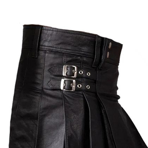 Kilt en cuir pour hommes de conception personnalisée professionnelle Kilt traditionnel en cuir de qualité supérieure pour hommes à vendre - Product Image 6