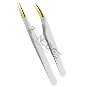 Zonedge อุปกรณ์เสริมความงามแหนบต่อขนตาสีขาวทำจากสแตนเลส - Product Image 3