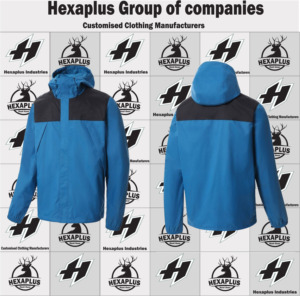 Chaqueta deportiva de nailon ligera de diseño personalizado para hombre, cortavientos transpirable de secado rápido con capucha, impermeable para Primavera, senderismo, Invierno - Product Image 4