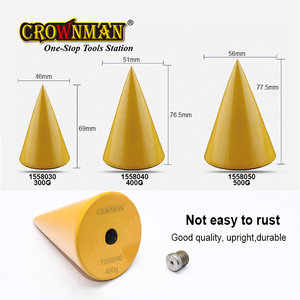 Crownman nề & sơn dụng cụ cầm tay 300/500G rắn plumb Bob trang trí xây dựng công cụ đo lường dọc thả plumb Bob - Product Image 4
