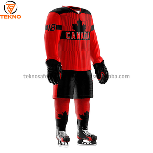 Nuevo 2025 100% poliéster transpirable equipo de alta calidad transpirable campo Hockey Jersey sublimación hockey sobre hielo servicio OEM - Product Image 5