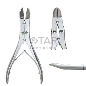 Xương Cutter forceps stille <span class=keywords><strong>Liston</strong></span> thép không gỉ cong 7.5 inch phẫu thuật Medic cụ cho chỉnh hình Thủ Tục - Product Image 1