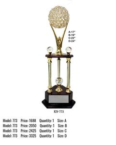 Trophée en aluminium élégant d'excellente qualité Style sportif imprimé UV gravé écologique pour les récompenses sportives Exportation compétitive - Product Image 2