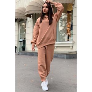 Sweat à capuche de gymnastique très confortable Sweats à capuche surdimensionnés Survêtement Winters Wear Couples Nightsuit Hoodies And Lower Set Au meilleur prix - Product Image 4