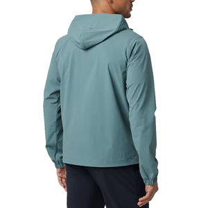 OEM <b>Cheap</b> Price Lightweight <b>Gym</b> Apparel Custom Brand Label Two Piece Training <b>Set</b> Single Layer Windbreaker Low MOQ Anorak Jacket - Product Image 3