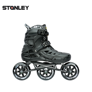 Vente en gros de patins à roulettes STANLEY modèle ABEC-9 85A, dureté des roues, patinage de vitesse urbain, patins bon marché de haute <span class=keywords><strong>qualité</strong></span>, junior adulte, botte rigide 3x110 - Product Image 1