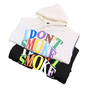 Sweat à capuche d'hiver personnalisé imprimé numériquement, tendance, écologique, respirant, en polyester/coton 360g, coupe oversize pour hommes et femmes - Product Image 6