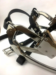 Spéculum buccal pour chevaux OEM en acier inoxydable, outil vétérinaire équin - Product Image 2