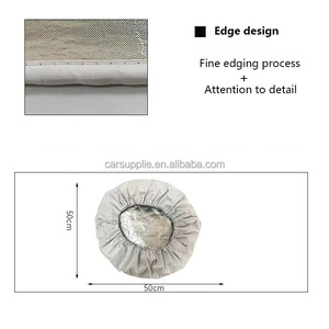 Venta al por mayor, parasol antiescaldado, aislamiento térmico, película de aluminio, cubierta para <span class=keywords><strong>volante</strong></span> de coche, cubierta antipolvo, accesorios interiores - Product Image 5