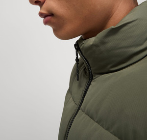 Gilet léger pour homme, veste sans manches matelassée, veste d'hiver chaude, décontractée, pour le travail en extérieur, coupe-vent, chauffe-corps, tendance moderne - Product Image 5