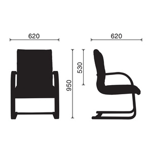 Silla Moderna de Oficina con Asiento Ergonómico Acolchado de Cuero PU, Base de Madera y Reposabrazos Fijos para Salas de Conferencia - BFGCQ044 - Product Image 4