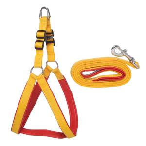 สายรัดสุนัขไนลอนปรับแต่งได้อุปกรณ์สัตว์เลี้ยง LED ชาร์จไฟได้สำหรับกลางแจ้งเดินปีนเขา - Product Image 3