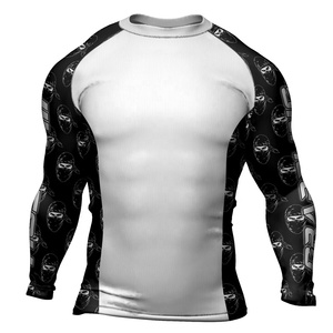 Camiseta de Compresión de Manga Larga para Hombre, Transpirable, Antibacteriana, Lisa, UPF 50, Protección Solar, Servicios OEM de Moda Urbana 2026 - Product Image 2