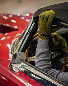 Gants de conduite en cuir de mouton véritable haute performance, doux et élégants, avec design personnalisé - Product Image 3