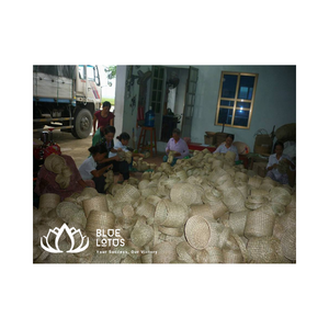 Vase à fleurs en rotin naturel Vintage bouteille de fleurs sèches fleur scandinave verdure stockage bouteille décoration - Product Image 5