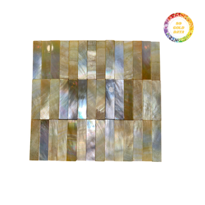 Commercial Seashells Mother Of Pearl Tiles Polished <b>Mosaic</b> <b>Piece</b> Stock - Product Image 1
