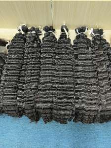 ผมต่อจากมนุษย์ผมดิบจากเวียดนามผมหยักลึก - Product Image 4