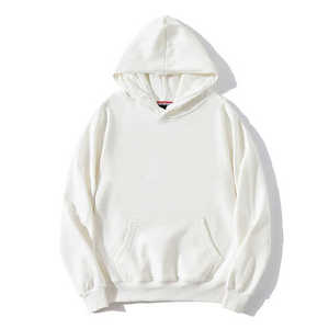 Sudadera con Capucha Extra Grande para Hombre, Estilo Vintage, Oferta de Invierno, Recién Llegada, Bordada, 100% Algodón, Transpirable, Felpa, Tinte Liso - Product Image 1