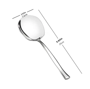 Cuchara para servir de acero inoxidable Utensilios de cocina sostenibles Cuchara para servir Vajilla DE BODA Juego de regalo Cuchara - Product Image 4