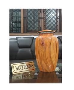 โกศใส่ศพโลหะเคลือบสำหรับผู้ใหญ่ขี้เถ้าทำด้วยมือทำจากโลหะโกศเผา - Product Image 6