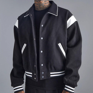 Veste bomber varsity classique vintage utilitaire d'extérieur à la mode, nouvelle collection, best-seller, coupe ample décontractée pour hommes - Product Image 1