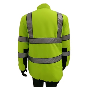 Veste de sécurité réfléchissante haute visibilité personnalisée pour l'hiver, uniforme de sécurité, veste de travail, manteaux, vêtements de chantier haute visibilité - Product Image 4