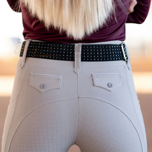 Culotte à siège complet avec tissu extensible renforcé panneaux de préhension conception respirante et ceinture sécurisée idéale pour la conduite quotidienne - Product Image 1