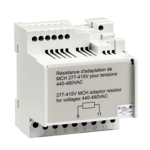 Per SCHNEIDER ELECTRIC 33193 Adattatore Resistore Motore Fisso per MasterPact NT MCH 277/415VAC MCH 440/480VAC Pezzo di Ricambio - Product Image 1