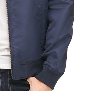 Chaqueta de bombardero de estilo callejero OEM personalizada de alta calidad para hombre, prendas de vestir informales para otoño e invierno, abrigos de talla grande - Product Image 6