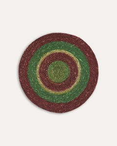 แผ่นรองหญ้าทะเลสีแดง & เขียวเป็นมิตรต่อสิ่งแวดล้อมสินค้าทำจากแผ่นรองจานของตกแต่งโต๊ะในเวียดนามขายส่ง - Product Image 2