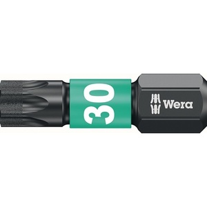 WERA 867/1 IMP DC T30 Longueur 25mm 1/4? Jeu de forets à percussion C6.3, accessoires pour outils électriques avec 10 forets dans une boîte DC - Product Image 1
