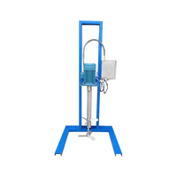 Mélangeur de liquides vertical CC-HSM-100 100L 4kW pour le mélange d'huile blanche, de poudre colorée et de matériaux en caoutchouc