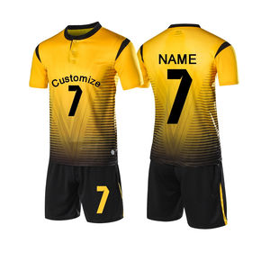 Trajes deportivos Camisetas de fútbol personalizadas sueltas de secado rápido Ropa de fútbol americano transpirable Uniforme de fútbol personalizado El mejor material - Product Image 1