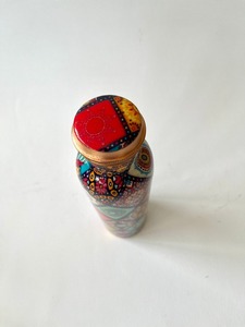 การออกแบบขวดน้ำทองแดงแบบมีลาย - Product Image 4