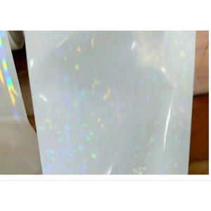 Transparent Holographic Self-Adhesive <b>Paper</b> Acrylic Glue Easy-to-Apply Holographic Film - Product Image 5