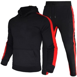 Chándal para correr informal de invierno con patrón sólido de nuevo estilo para hombre, chándal personalizado OEM al por mayor con Sudadera con capucha para entrenamiento de correr - Product Image 3