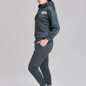 Chándales de Mujer de Alta Calidad al por Mayor, Estilo Casual, Cuello Redondo, 100% Algodón, Color Sólido - Product Image 3